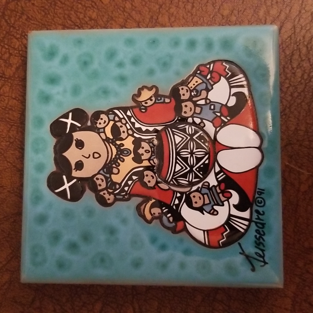 Teissedre Storyteller Ceramic Tile